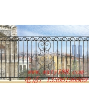 Wrought iron railings