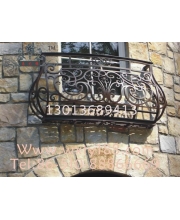 Wrought iron railings