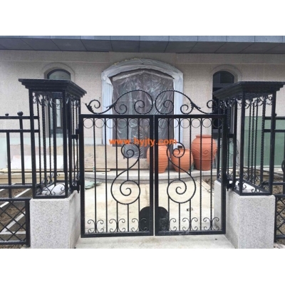 &nbsp;Wrought iron gates