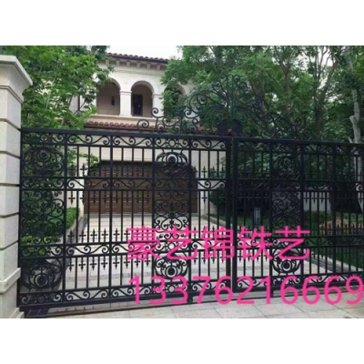 Wrought iron gates