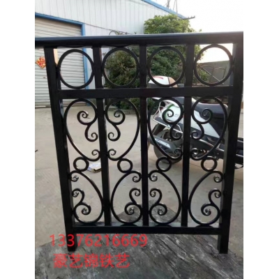 Small wrought iron courtyard gates