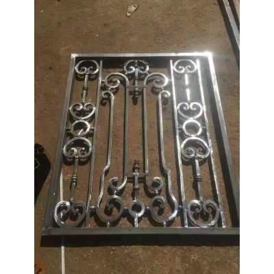 Small wrought iron courtyard gates