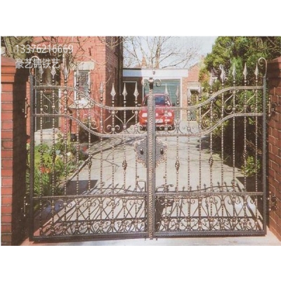 Wrought iron gates