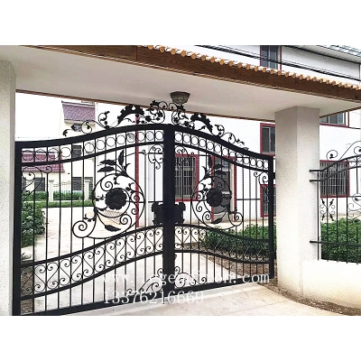 Wrought iron gates