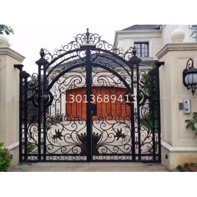 Wrought iron gates