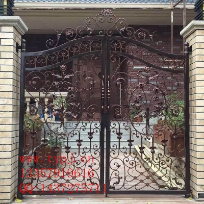 Wrought iron gates